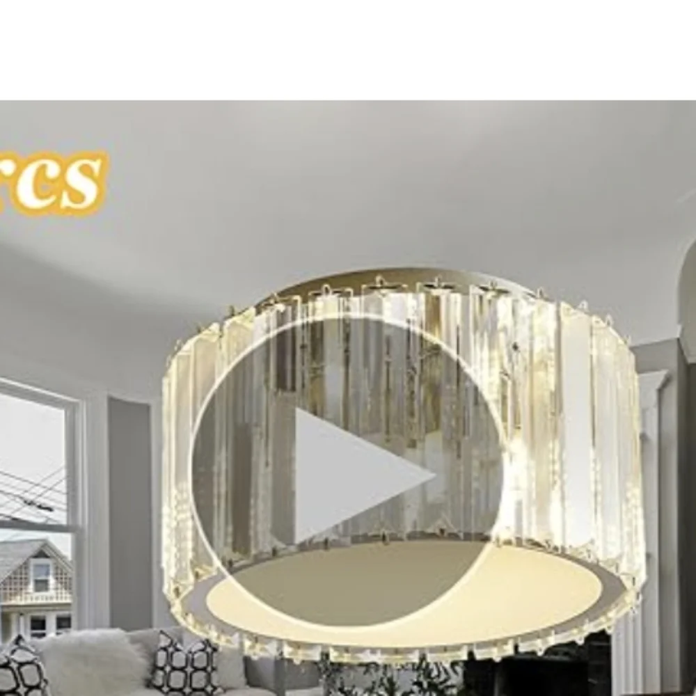 Crystal Ceiling Light Fixture New Measurments Provided In Pictures Super Cute